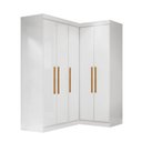 Ver imagem 3 de Armário Multiuso Modulado Celan 5 Portas Branco - Pnr Móveis