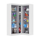 Ver imagem 2 de Armário Multiuso Modulado Celan 5 Portas Branco - Pnr Móveis