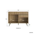 Ver imagem 3 de Balcão para Pia 120cm sem Tampo 2 Portas 1 Gaveta One 