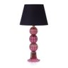 Abajur Murano Três Esferas Rosa Pink C/ Ouro - 2
