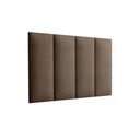 Ver imagem 1 de Cabeceira Solteiro Mdf/mdp Estofada Suede 0,90 Marrom