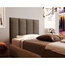 Ver imagem 2 de Cabeceira Solteiro Mdf/mdp Estofada Suede 0,90 Marrom