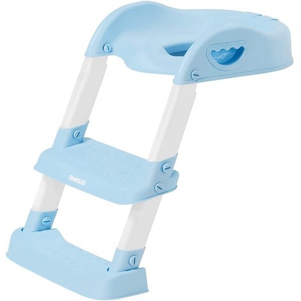 Troninho Redutor Assento Vaso Sanitario Infantil com Escada Azul Pimpolho - 2