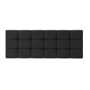 Ver imagem 3 de Conjunto Mesa de Cabeceira com Cabeceira Retrô Pés Palito - Pop - Varias Cores - Preto/nature