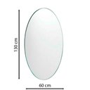 Ver imagem 2 de Espelho Multiuso Oval Lapidado Pendurador LED In House Decor