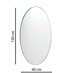 Espelho Multiuso Oval Lapidado Pendurador LED In House Decor - 2