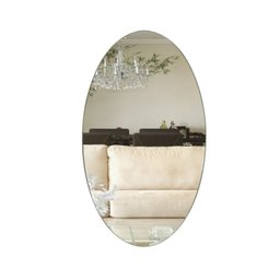 Espelho Multiuso Oval Lapidado Pendurador LED In House Decor - 1