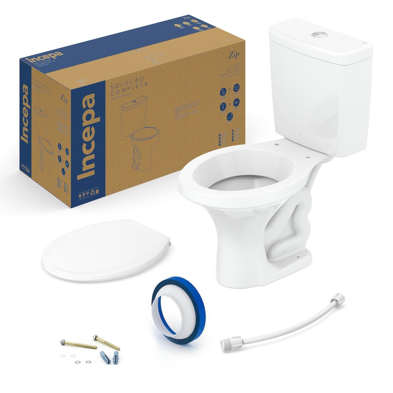 Kit de Bacia com Caixa Acoplada 3/6l Zip - 4