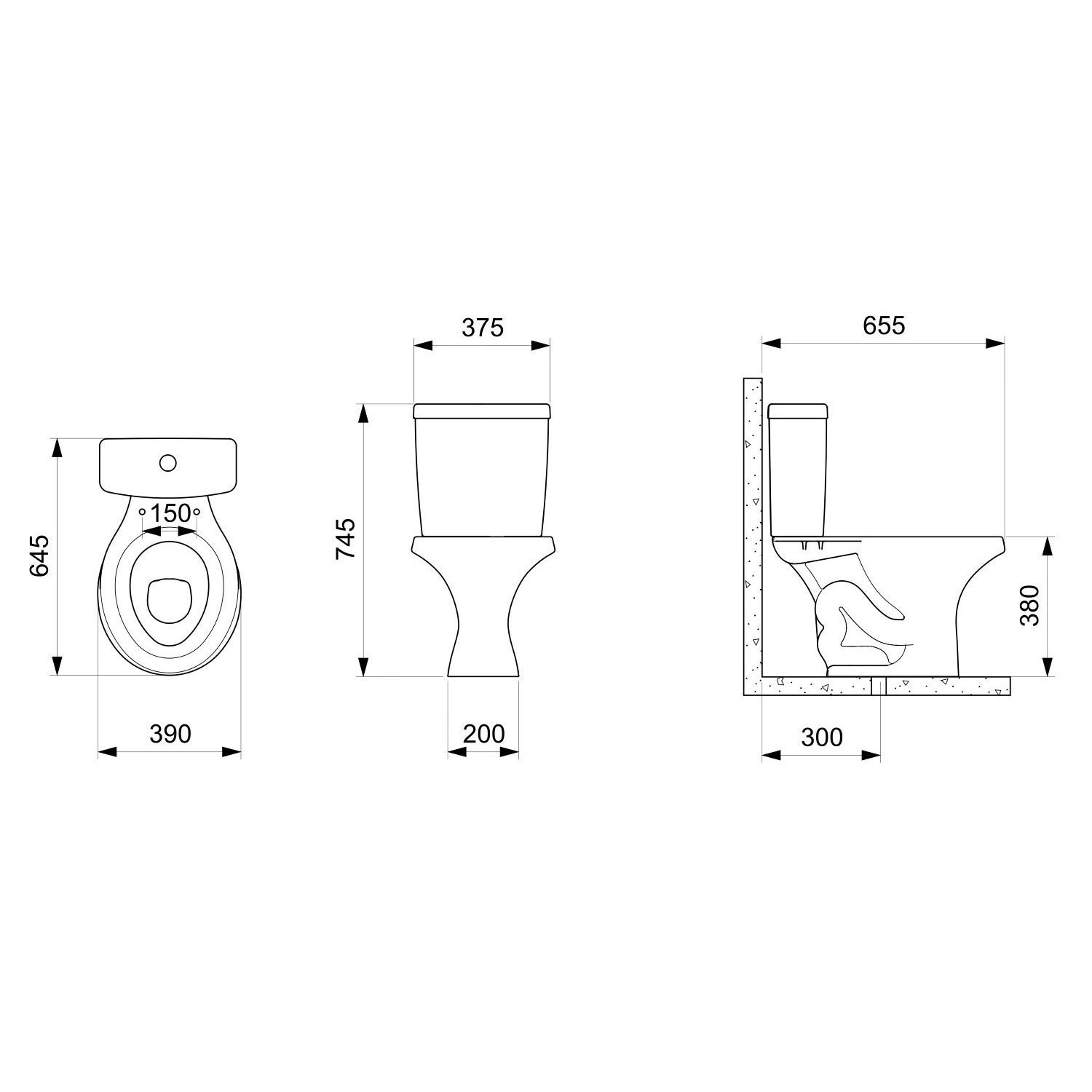 Kit de Bacia com Caixa Acoplada 3/6l Zip - 3