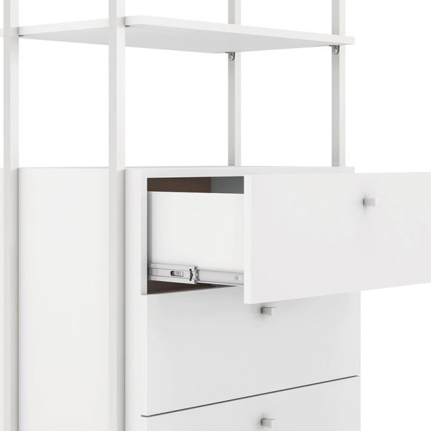 Quarto de Bebê Completo 1 Closet 1 Cômoda 1 Berço Mini Cama Metalic MDF Industrial Móveis Estrela - 9
