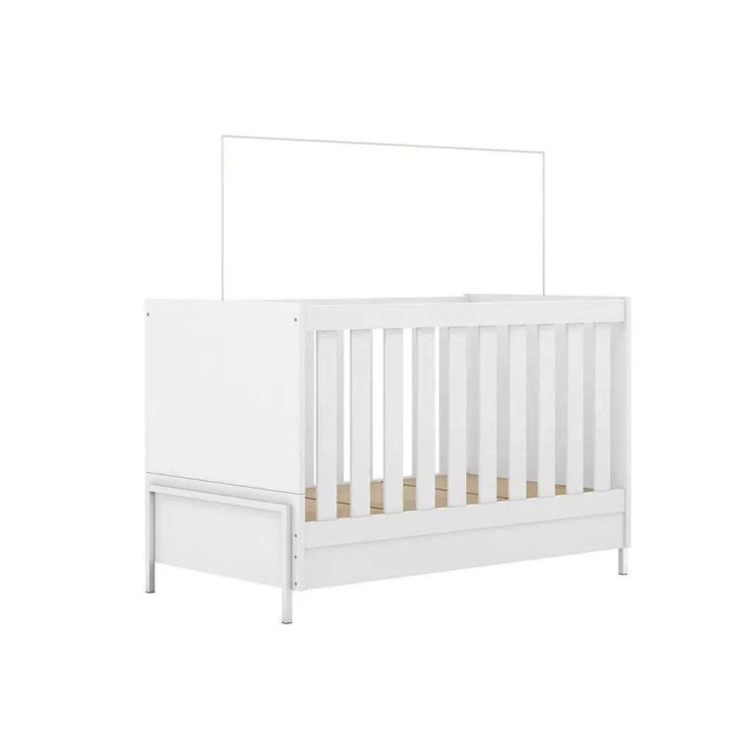 Quarto de Bebê Completo 1 Closet 1 Cômoda 1 Berço Mini Cama Metalic MDF Industrial Móveis Estrela - 11
