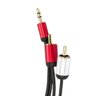 Cabos P2 Estereo Rca Profissional - 2 Metros - Kit com 5 - 1