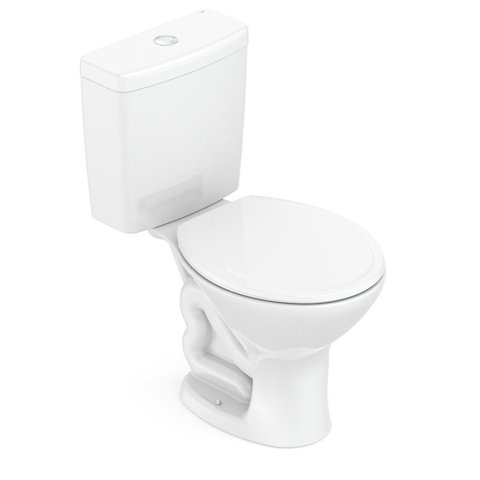 Kit de Bacia com Caixa Acoplada 6 Litros Saveiro Branco Celite