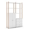 Quarto de Bebê Completo Armário Closet com Berço Mini Cama Metalic MDF Industrial Móveis Estrela - 6
