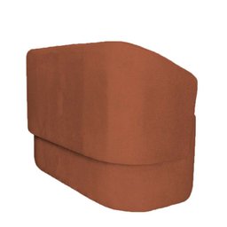 Sofá Recamier Orgânico Bouclê Terracota - D'classe Decor - 6