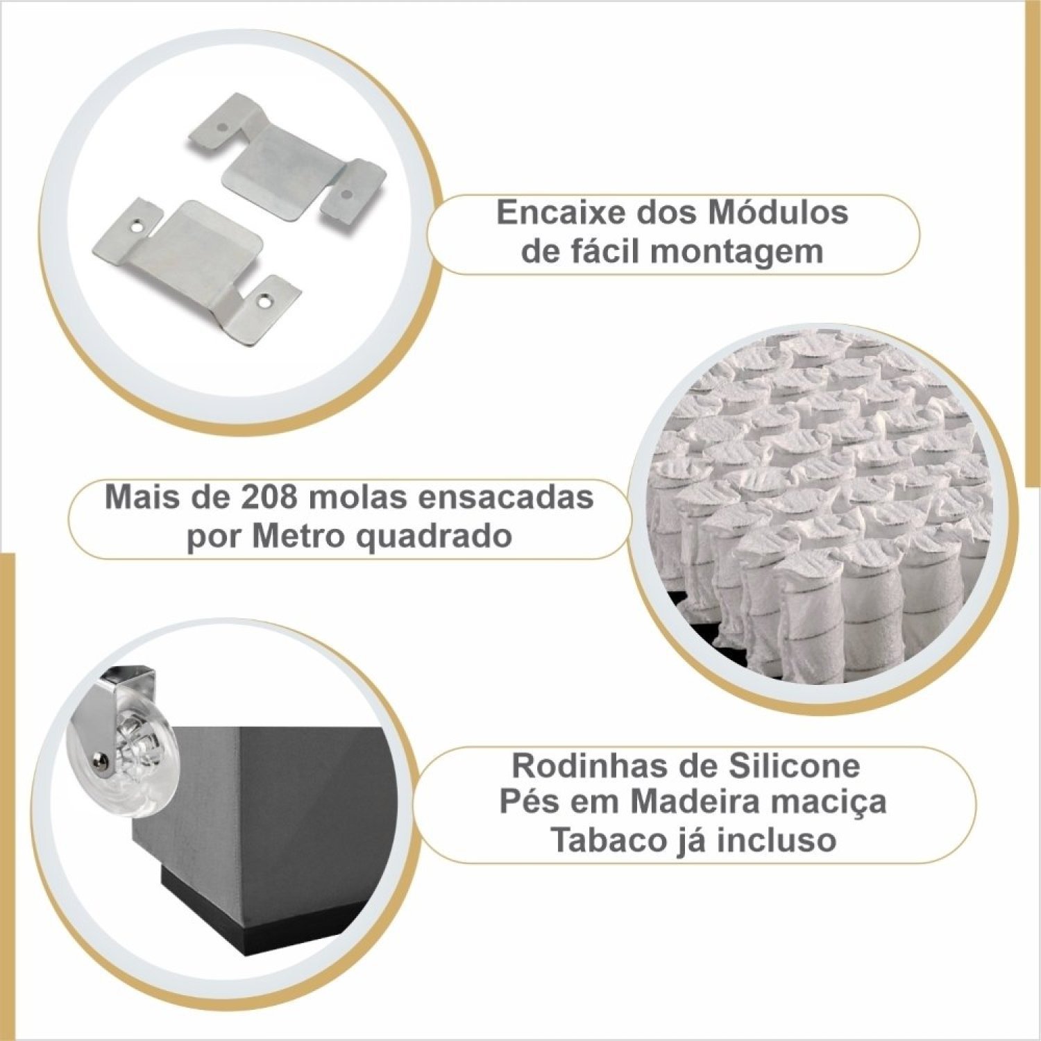Sofa Retratil E Reclinavel 210Cm Arsenal  - 10