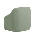 Ver imagem 5 de Poltrona Decorativa Vitta Pés Madeira Bouclé Verde Claro - Nexta Casa