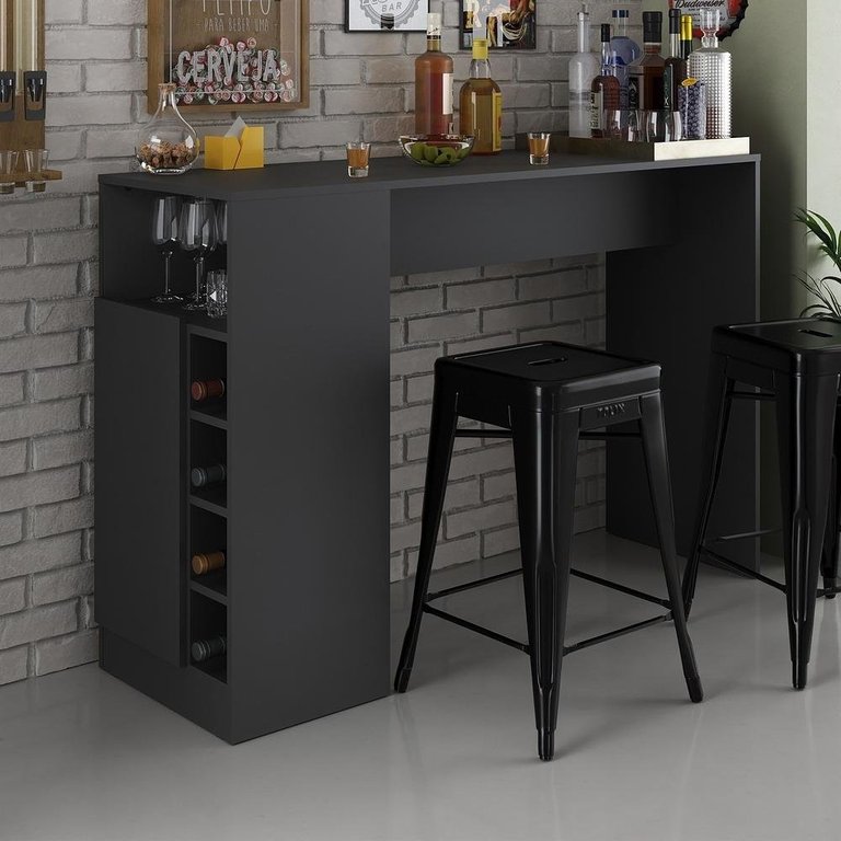 Bar Bancada com Adega e 1 Porta Multimóveis MP1062