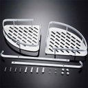Ver imagem 3 de Suporte de Shampoo Aluminio Rack de Banheiro Kit 15 Uni Sabonete Prateleiras Parede
