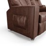 Poltrona Reclinável para Cinema 2 Lugares Sora Pu Fh1 - D'rossi Cor Marrom - 5