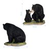 Estatueta Decorativa Urso Negro C/ Filhote 15cm Altura - 2