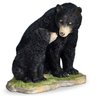 Estatueta Decorativa Urso Negro C/ Filhote 15cm Altura - 1