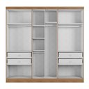 Ver imagem 2 de Modulo Para Guarda Roupa Com 6 Portas E 4 Gavetas Cumaru