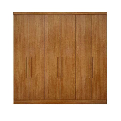 Modulo Para Guarda Roupa Com 6 Portas E 4 Gavetas Cumaru