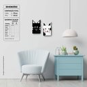Ver imagem 2 de Dois Gatos - Quadro ou placa decorativa com 6 peças É DeCoração Quadros e placas decorativas 15mm -