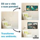 Ver imagem 3 de Quadro Santa Ceia Grande Vidro e Moldura Dourada 114x64cm