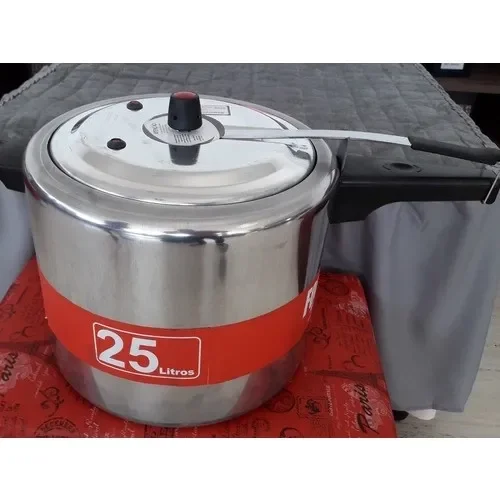 Panela de Pressão Profissional 25 Litros Polida Restaurante - 5