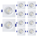 Ver imagem 1 de Kit 10 Spot de Led Embutir Slim Mr11 Quadrado 3w Bivolt 6500k Frio