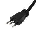 Ver imagem 2 de Extensão Elétrica 3 Tomadas Pp Plano 3x0,75 3m Preta