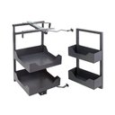 Ver imagem 1 de Coluna Baixa Cinza Masutti Copat 6460 - 04 Bandejas - 355 X 640-830 X 505 Mm