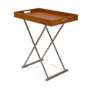 Ver imagem 1 de Mesa em Pu e Metal Caramelo 80cm 17885 Mart