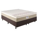 Ver imagem 2 de Cama Box Conjugado Queen com Colchão (158x62x198) Los Angeles Plus Gazin Cr35329 Areia/branco/