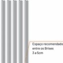 Ver imagem 5 de Brise Divisoria PVC Graddus 50X100 Cocoa - Barra 3,00m