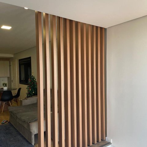 Brise Divisoria PVC Graddus 50X100 Cocoa - Barra 3,00m