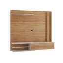 Ver imagem 2 de Painel Ripado para TV até 65 Polegadas MDF 180CMX160,8cm 1 Porta Basculante Zinder Bege