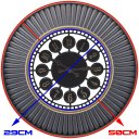 Ver imagem 5 de Relógio de Parede Decorativo Vazado Vintage Elegante de 50cm