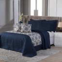 Ver imagem 2 de Kit Peseira Cama com Capa de Almofada Decoração Quarto 3 Peças