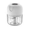 Mini Processador Recarregável Usb 250ml 3 Lâminas - Branco - 1