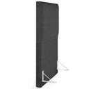 Ver mais imagens de Cabeceira Cama Box Solteiro Com Tachas 100 cm Vicenza L02 Linho Cinza Escuro - Lyam Decor