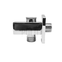 Ver imagem 2 de Desviador para Chuveiro Cromado Quadrado Banheiro Metal 1/2