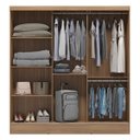 Ver imagem 3 de Guarda Roupa Casal 3 Portas Plata