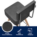 Ver imagem 2 de Kit 2 Cadeiras Couro Sintético Barcelona Salaone Preto