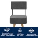 Ver imagem 3 de Kit 2 Cadeiras Couro Sintético Barcelona Salaone