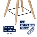 Ver imagem 7 de Kit 2 Cadeiras Couro Sintético Barcelona Salaone Preto
