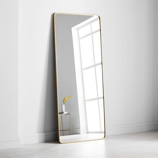 Espelho Grande Retangular Moldura Banheiro Quarto Sala 120x60 Cores:dourado - 9