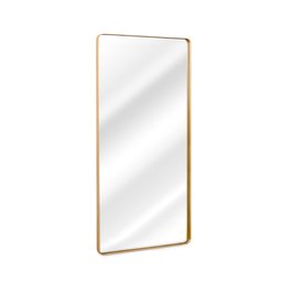 Espelho Grande Retangular com Moldura Metal Banheiro Quarto Sala 120x60cm - 2